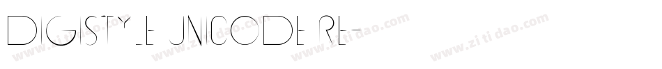 Digistyle Unicode Re字体转换